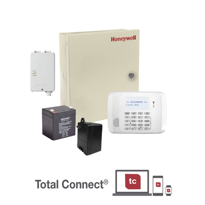 HONEYWELL HOME RESIDEO - Kit de Panel de Alarma VISTA48LA con Comunicador GSM LTEXA, Batería y Transformador