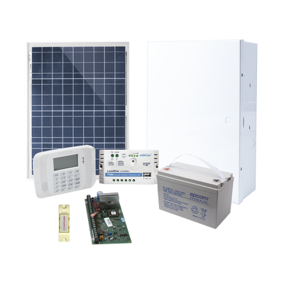 HONEYWELL HOME RESIDEO - Sistema de Alarma VISTA48LA Alimentado por Celda Solar, incluye Teclado con Receptor Inalambrico