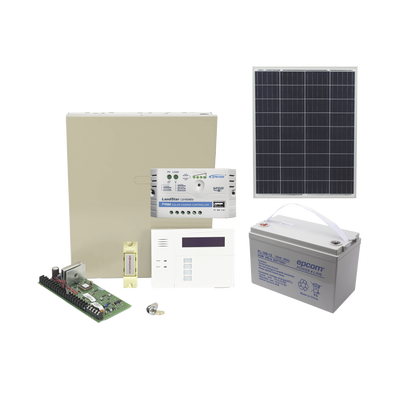HONEYWELL HOME RESIDEO - Sistema de Alarma VISTA48LA Alimentado por Celda Solar, incluye Teclado con Receptor Inalambrico