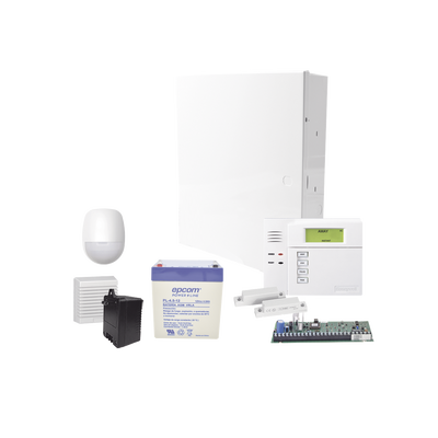HONEYWELL HOME RESIDEO - Sistema de Alarma VISTA48LA con Sensor de Movimiento, Contactos Magneticos, Sirena de 15 Watts, Bateria y Transformador