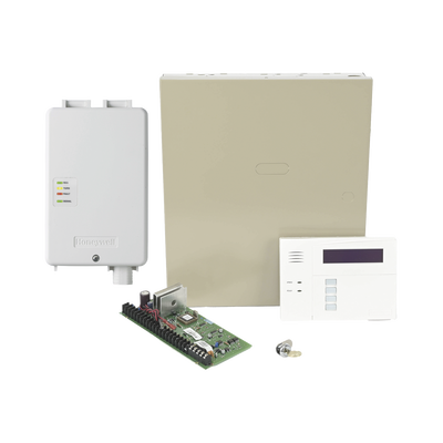 HONEYWELL HOME RESIDEO - Kit de alarma VISTA48LA con Teclado Alfanumérico con receptor inalámbrico y Comunicador GSM LTEXA