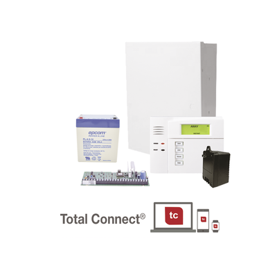 HONEYWELL HOME RESIDEO - Super Kit de Panel VISTA48LA con Teclado 6150 Batería y Transformador