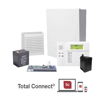HONEYWELL HOME RESIDEO - Super Kit de Panel VISTA48LA con Teclado 6150 Transformador, Bateria y Sirena de 15 Watts