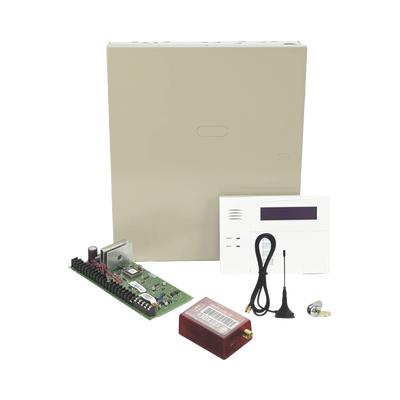 HONEYWELL HOME RESIDEO - KIT de Panel de Alarma Hibrido/Teclado 6160RF Y Comunicador 3G/4G con 1er AÑO "ILIMITADO" de Comunicación 3G/4G/Aplicación gratuita.