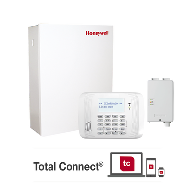 HONEYWELL HOME RESIDEO - Kit de alarma VISTA48LA con teclado alfanumérico con receptor inalámbrico y Comunicador GSM LTEXA