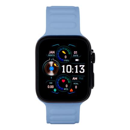 VORAGO - Smart Watch Vorago SW-500 Cuadrado IP67 Bluetooth Pantalla AMOLED 1.78" Táctil Negro 3 Extensibles