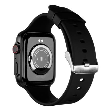 VORAGO - Smart Watch Vorago SW-500 Cuadrado IP67 Bluetooth Pantalla AMOLED 1.78" Táctil Negro 3 Extensibles