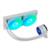VORAGO - Enfriamiento Líquido Game Factor LQG600 240mm RGB TDP 250 2 Ventiladores 120mm 70 CFM Color Blanco