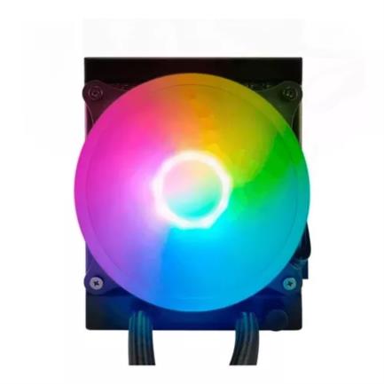 VORAGO - Enfriamiento Líquido Game Factor LQG501 120mm RGB TDP 150W 1 Ventilador 70 CFM Color Negro