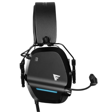 VORAGO - DIADEMA GAME FACTOR HSG550 CONEXION POR USB / MICROFONO AJUSTABLE / SURROUND 7.1 /  NEGRO