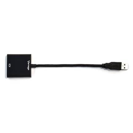 VORAGO - Convertidor Vorago ADP-200 USB 3.0 a VGA FHD Color Negro