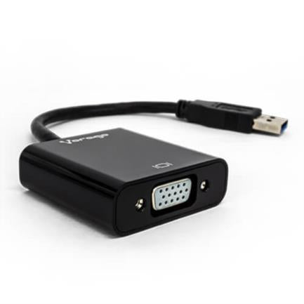 VORAGO - Convertidor Vorago ADP-200 USB 3.0 a VGA FHD Color Negro