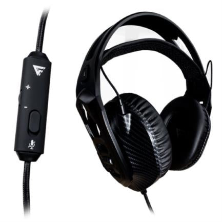 VORAGO - Diadema Game Factor HSG500 Micrófono Removible 3.5mm Ultraligera Color Negro