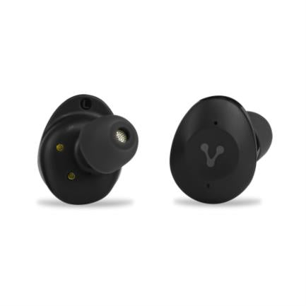 VORAGO - Audífonos Vorago ESB-500-PLUS Bluetooth 5.0 TWS Manos Libres Estuche Carga Color Negro