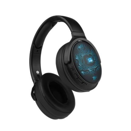 VORAGO - Diadema Vorago Start The Game HPB-401-LED Bluetooth Manos Libres 3.5mm Plegables Color Negro