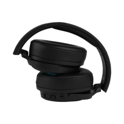 VORAGO - Diadema Vorago Start The Game HPB-401-LED Bluetooth Manos Libres 3.5mm Plegables Color Negro
