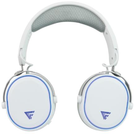 VORAGO - Diadema Game Factor HSB600 Gaming Inalámbrica RGB Triple Conectividad Micrófono Removible Surround 7.1 Color Blanco