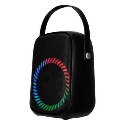 VORAGO - Mini Bafle Vorago KSP-455 40 W Recargable 1 Micrófono Inalámbrico C/Correas TWS IPX5 Bluetooth
