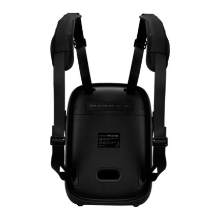VORAGO - Mini Bafle Vorago KSP-455 40 W Recargable 1 Micrófono Inalámbrico C/Correas TWS IPX5 Bluetooth