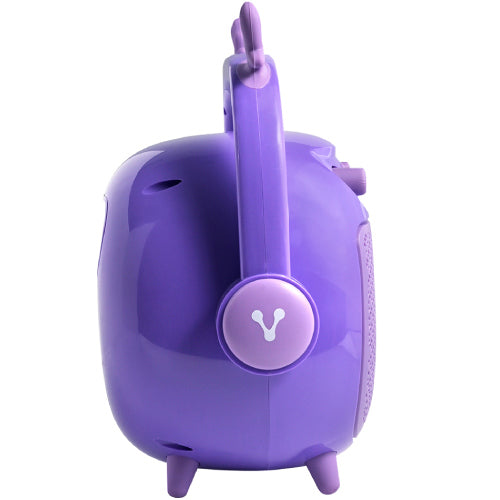 VORAGO - Bocina Vorago BSP-205 Bluetooth MSD/USB/3.5mm Microfono con Modos de Voz Color Purpura
