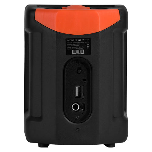 VORAGO - MINI BAFLE VORAGO KSP-180 NEGRO 3" 10WATTS RMS / RECARGABLE / TWS BT 4HRS CARGA USB TIPO C
