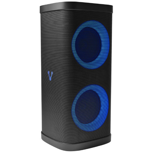 VORAGO - BAFLE VORAGO KSP-580 2x6.5 2x2.5 TWEEETER 40W RMS 3600mAh CIRCLE LED TWS MICROFONO USB / TF / AUX / BT