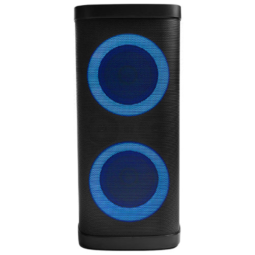 VORAGO - BAFLE VORAGO KSP-580 2x6.5 2x2.5 TWEEETER 40W RMS 3600mAh CIRCLE LED TWS MICROFONO USB / TF / AUX / BT