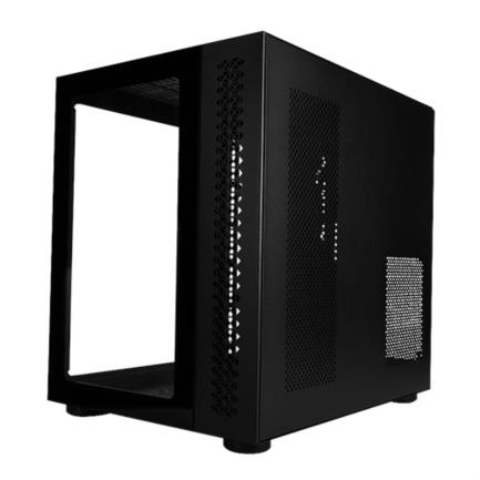 VORAGO - Gabinete Vorago Game Factor CSG700 ATX FishTank Doble Cristal USB 2.0/USB 3.0/Audio 3.5 mm/Micrófono Negro