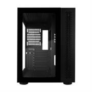 VORAGO - Gabinete Vorago Game Factor CSG700 ATX FishTank Doble Cristal USB 2.0/USB 3.0/Audio 3.5 mm/Micrófono Negro
