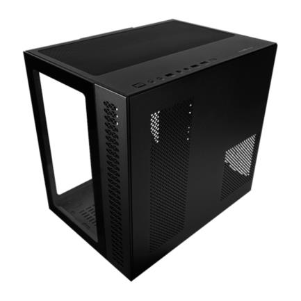 VORAGO - Gabinete Vorago Game Factor CSG700 ATX FishTank Doble Cristal USB 2.0/USB 3.0/Audio 3.5 mm/Micrófono Negro