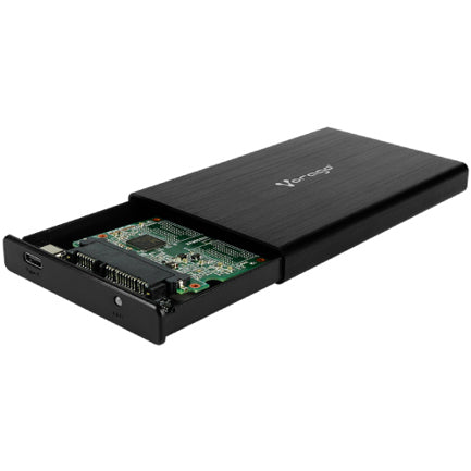 VORAGO - ENCLOSURE VORAGO HDD-202 DD 2.5 SATA USB TIPO C 3.1 NEGRO
