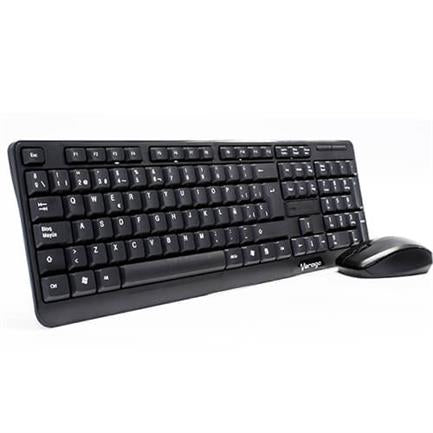 VORAGO - Kit Vorago Teclado y Mouse Km-302 Inalambrico Negro