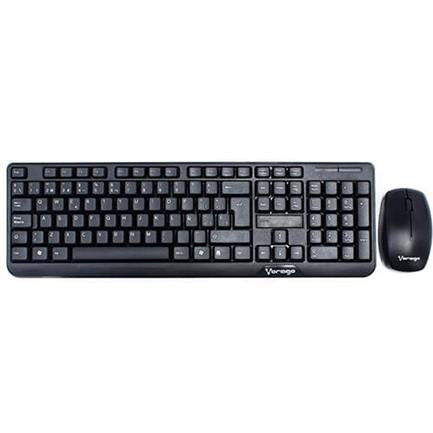 VORAGO - Kit Vorago Teclado y Mouse Km-302 Inalambrico Negro