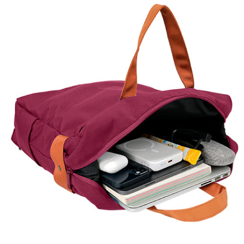 VORAGO - MOCHILA VORAGO BP-301 VINTAGE DOBLE USO LAPTOP 15.6 MARRON