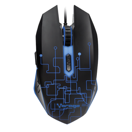 VORAGO - Mouse Vorago Gamer MO-501 Óptico Iluminado 3200 dpi USB Color Negro