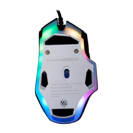 VORAGO - Mouse Vorago Start The Game MO-504 Iluminación RGB Software Configurable Hasta 6400dpi USB Negro
