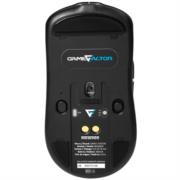 VORAGO - Mouse Game Factor MOW800 Inalambrico Wireless 2.4G BT Pixart 3395 26.000 DPI 4K HZ Base RGB Ultra Ligero 56G Negro
