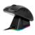 VORAGO - Mouse Game Factor MOW800 Inalambrico Wireless 2.4G BT Pixart 3395 26.000 DPI 4K HZ Base RGB Ultra Ligero 56G Negro