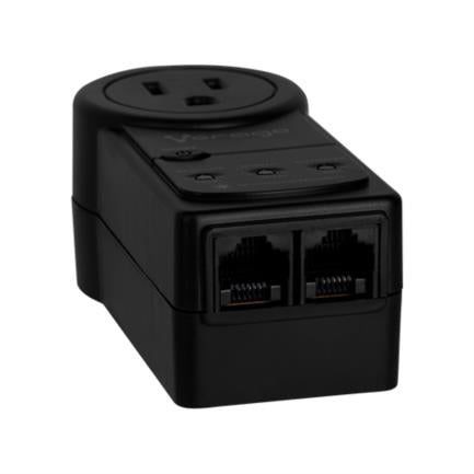 VORAGO - Protector de Voltaje Vorago AVR-300 RJ45/RJ11 Portátil 900 Joules para Electrodomésticos