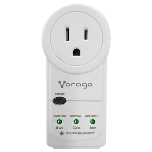 VORAGO - Protector de Voltaje Vorago AVR-300 RJ45/RJ11 Portatil 1800W Electrodomesticos Blanco