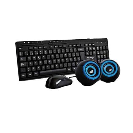 VORAGO - Teclado y Mouse Vorago Kms-104 Bocinas