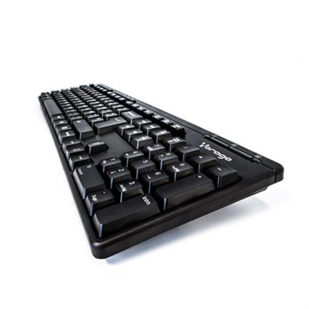 VORAGO - Teclado Vorago KB-202 Multimedia USB Color Negro