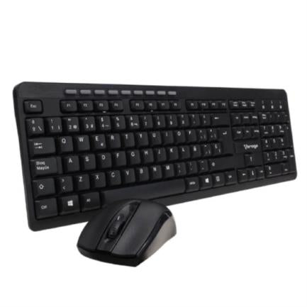 VORAGO - Teclado y Mouse Vorago KM-304 Inalámbrico Multimedia USB Color Negro