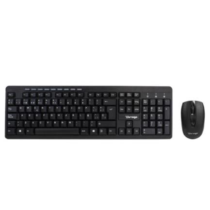 VORAGO - Teclado y Mouse Vorago KM-304 Inalámbrico Multimedia USB Color Negro