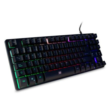 VORAGO - Teclado Vorago Start The Game KB-503 TenKeyless Iluminación RGB USB Color Negro