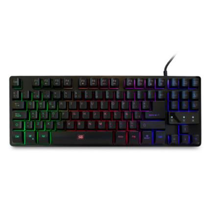 VORAGO - Teclado Vorago Start The Game KB-503 TenKeyless Iluminación RGB USB Color Negro