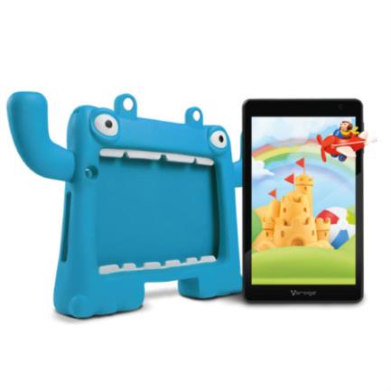 VORAGO - Tableta Vorago 8" PAD-8-KIDS Quadcore 64GB Ram 4GB 2MP/5MP Android 13 Funda Azul