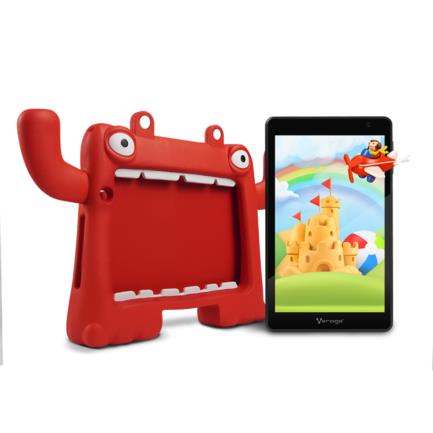 VORAGO - Tableta Vorago 8" PAD-8-KIDS Quadcore 64GB Ram 4GB 2MP/5MP Android 13 Funda Roja
