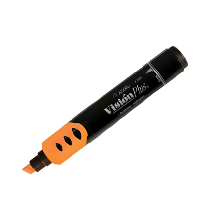 VISION PLUS - Marcador Vision Plus 2600 Fluorescente Naranja C/12