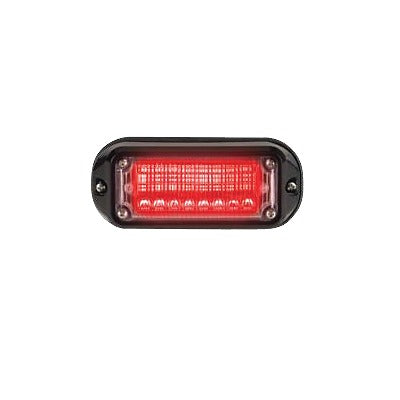 FEDERAL SIGNAL - Luz Auxiliar Viper EXT de 8 LEDS, Color Rojo
